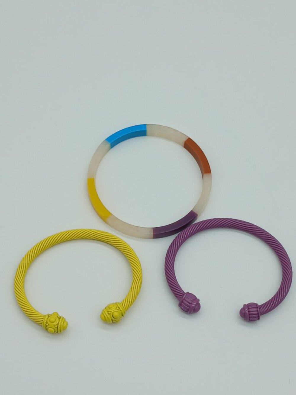 0164 Colorful Textured Bangles - Picture 2 of 9